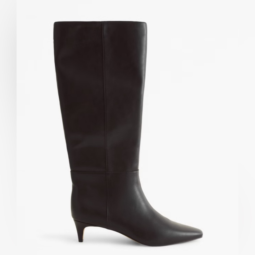 Tall black kitten heal boots